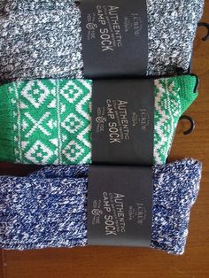 - "J.Crew camp socks" - Gray speckled - Green patterned - Blue speckled Duck Boats, Camp Socks, Cabin Socks, Comfy Socks, Sock Drawer, Fuzzy Socks, Cozy Socks, Winter Socks, Duck Boots