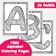 the printable alphabet coloring pages for kids to color and practice their handwriting skills with