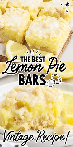 the best lemon pie bars vintage recipe