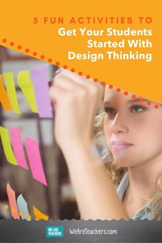 5 Fun Activities To Get Your Students Started With Design Thinking. Looking for design thinking activities that will engage your students? Here are five activities to get students started with design thinking. College Students Images, Activities For College Students, Kids Critical Thinking, Creative Thinking Activities, Teacher Career, Critical Thinking Activities, Design Thinking Process, Classroom Discussion, We Are Teachers