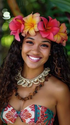 Samoan Outfits For Women, Polynesian Women Hair, Polynesia Aesthetic, Polynesian Face Claim, Polynesian Culture Aesthetic, Samoan Culture Photography, Pacific Islander Girl, Samoan Women, Polynesian Women