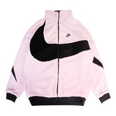 Nike Logo Jackets Logo Pink, Men's Sportswear, Pink Jacket, Pink Logo, Mens Sportswear, Stylish Sneakers, Nike Logo, Puma Jacket, Pink Black