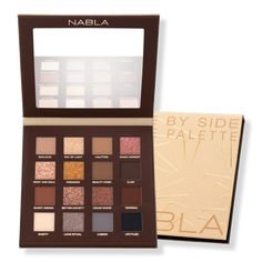 Side By Side Palette - NABLA | Ulta Beauty Italian Makeup, Nabla Cosmetics, Nude Palette, Neutral Eyeshadow, Beauty Mark, Cool Mirrors, Eye Palette, Makeup Brands, Tempera