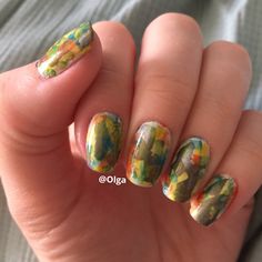 Happy messy nails today! #nailart #diy #nails #design Messy Nails, Free Hand Designs, Nails Today, Nails Design, Hand Designs, Diy Nails, Art Works, Convenience Store Products, Nail Art