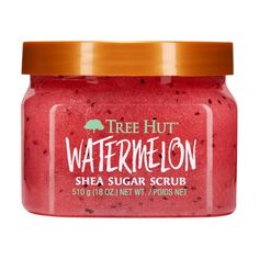 Tree Hut Watermelon Shea Sugar Body Scrub - 18oz Спонж Beauty Blender, Shea Sugar Scrub, Kiwi Seeds, Parfum Victoria's Secret, Watermelon Sugar, Exfoliating Body Scrub, Sugar Body Scrub, Sugar Body, Exfoliating Scrub