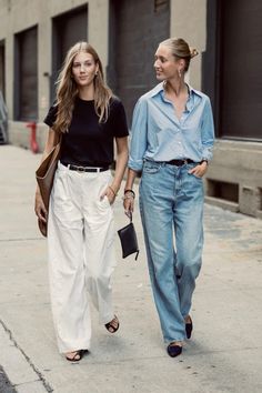 Minimal Stil, Minimalist Moda, Look Jean, Looks Street Style, Street Style Summer, Street Style Looks, Looks Style, Mode Inspiration