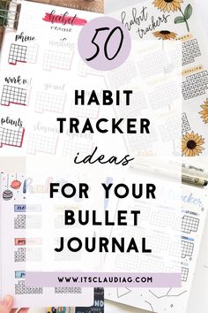 Finances Tracker, Journal Habit Tracker Ideas, Bullet Journal Habit Tracker Ideas, Habit Tracker Ideas, Bullet Journal Habit Tracker, Writing Titles, Journal Habit Tracker, Sleep Log, Free Daily Planner