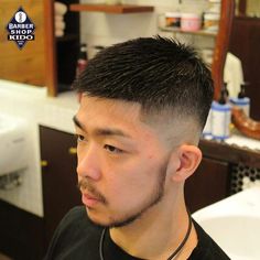 Asian Crop Hair Men, Asian Men Hairstyle Short Fade, Japanese Short Haircut Men, Short Hair Asian Men, Asian Men’s Short Haircut, Asian Man Shaved Head, Asian Comb Over