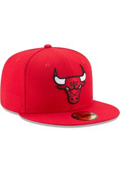 This Chicago Bulls Red Fitted Hat features a team logo embroidered on the front. You'll be ready to show your Bulls pride with this Cap! Go Bulls! Team logo embroidered on the front, New Era flag embroidered on the left side, Alternate team logo embroidered on the back, 100% Polyester, Fitted 59FIFTY sizing, Structured crown, Flat bill that can be curved to fit, Polyester Red Fitted Hat, Deadpool Artwork, Bape T Shirt, Chicago Bulls Hat, Swag Hats, Dance Sports, Dope Hats, Hat Aesthetic, Flat Bill Hats