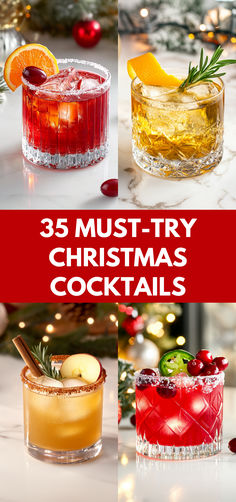 Christmas Cocktails Ornament Christmas Cocktail, Festive Beverages Holiday Drinks, Premade Holiday Cocktails, Warm Christmas Drinks Alcohol, Red Christmas Cocktails Holiday Drinks, Holiday Drinks Recipes, Homemade Cocktails Recipes, Captain Morgan Christmas Drinks, Holiday After Dinner Drinks