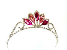 Princess Aurora Crown, Sleeping Beauty Crown, Aurora Tiara, Aurora Crown, Pink Tiara, Crystal Tiara, Rhinestone Tiara