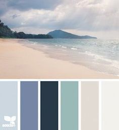 there is a color scheme for the beach