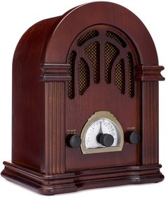 PRICES MAY VARY. Bluetooth-Enabled AM/FM Radio With A Retro Vintage Style Beautiful, Handmade Wooden Exterior Easy Tuning & Volume Control. NEW 2019! Radio's Tuning Backlight Stays On Even In Bluetooth Mode Powered by Standard North American Power Plug Full 5-Year Warranty & Support From ClearClick, a USA-Based Small Business Add a classic, vintage look to your home with the ClearClick Retro AM/FM Radio!

 This radio's beautiful, handmade wood exterior will make it the centerpiece of your home. Roberts Radio Cream, Retro Tv Vintage, Retri Tv, Retro Radios, Radio Vintage, Old Time Radio, Retro Radio, Antique Radio, Old Radios