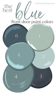 the best blue from door paint colors