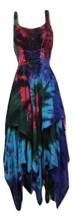 #ad Top Seller for Tie Dye Maxi Corset Dress Summer Pixie Hem Red Blue Green 8 10 12 14 16 18 20 22, Summer Clothing Maxi Corset Dress, Tie Dye Maxi, High Quality Dress, Handkerchief Hem, Summer Clothing, Red Blue Green, Top Seller, Dress Summer, Corset Dress