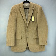 Alan Flusser Sport Coat Blazer Mens 42l Tan Corduroy Two Button Jacket Cotton Shell-100% Cotton Lining- 100% Polyester New With Tag Please See Pictures For Measurements. Shipping- I Ship Within 2 Business Days. Questions- Feel Free To Send Me Any Questions You Have. Classic Corduroy Outerwear, Classic Corduroy Business Blazer, Classic Corduroy Blazer For Business, Fitted Corduroy Business Outerwear, Casual Corduroy Blazer For Business, Notch Lapel Corduroy Outerwear With Pockets, Classic Corduroy Business Outerwear, Corduroy Notch Lapel Outerwear With Pockets, Corduroy Outerwear With Notch Lapel And Pockets