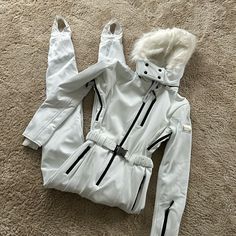 Brand New Suit. Still With Tags Fitted White Suit For Winter, Ski Suits, Pant Jumpsuit, Skiing, Jumpsuit Romper, Asos, Pants For Women, White, Pants