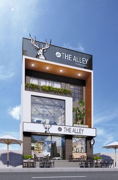 an artist's rendering of the allley hotel