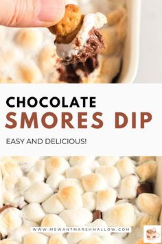 Smores Dip By Me Want Marshmallow l Blog with all things marshmallow. Enjoy a decadent S'mores Dip, combining melted chocolate, gooey marshmallows, and graham crackers for the ultimate treat! Perfect for gatherings or a cozy night in, this easy recipe brings campfire flavors indoors. Read More. s'mores dip, chocolate marshmallow dip, easy dessert, party desserts, campfire treats, cozy snacks, s'mores recipe, chocolate dip, marshmallow dessert, indoor s'mores, sweet dip Roast Marshmallows Inside, S’mores Recipe, What To Make With Marshmallows, Easy Dessert Party, Marshmallow Appetizers, Dip For Graham Crackers, Cozy Snacks, Graham Cracker Dip, Winter Desserts Easy