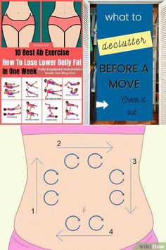 the back of a woman's stomach showing how to do exercises