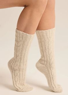 Discover comfort and style with our Women's Z Supply 2-Pack Cable Knit Socks. These cozy and fashionable socks are the perfect addition to your wardrobe, offering warmth and sophistication. Made from high-quality materials, our cable knit socks are designed to keep your feet snug and stylish throughout the day. Elevate your everyday look with these must-have essentials. 2-Pack. Midweight. Regular fit. 55% Recycled Polyester 45% Polyester. One size fits most. Cable Socks, Intricate Snowflake, Cable Knit Socks, Lounge Looks, Knit Bottom, Cozy Socks, Boho Chic Outfits, Pure Joy, Capri Blue