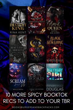 an image of the book cover art for halloween books to add to your tbr