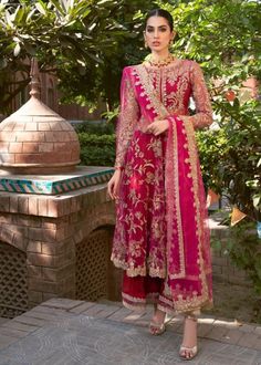 Lehenga Jewellery, Hania Amir, Pakistani Wedding Dress, Pakistani Fashion Party Wear, Embroidered Chiffon, Maria B