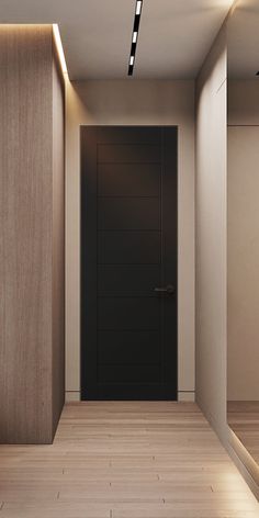 ERMI BLACK MATTE FRAMELESS BELLDINNI MODERN INTERIOR DOOR | Buy Doors Online Modern Interior Doors, Solid Interior Doors, Modern Interior Door, Invisible Hinges, Frameless Door, Timeless Interior Design, Spanish Modern, Timeless Interior, Sleek Aesthetic