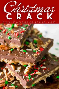 This Christmas Crack is the ultimate holiday snack! 🎄 With a buttery, crunchy base, rich chocolate topping, and festive flavors, it’s a sweet, irresistible treat that everyone will love. Perfect for gift-giving or sharing at holiday parties! 🍬✨ #ChristmasTreats #HolidayBaking #SweetSnacks #ChristmasCrack This saltine cracker candy is a holiday staple! Christmas Crackcrack, Christmas Crackers Recipe Saltine Toffee, Xmas Baking Ideas Holiday Treats, Christmas Cracker Toffee, Holiday Baked Goods, Christmas Toffee, Christmas Bark Recipes, Bark Recipes, Saltine Toffee