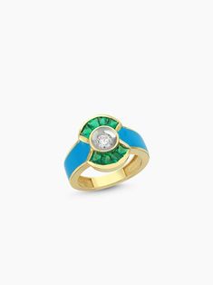 14K Yellow Gold, 0.16 ct. Diamonds, 1.09 ct. Tsavorite Tsavorite Ring, Colored Gems, Charm Rings, Pendant Earrings, Ring Bracelet, Necklaces Bracelets, Diamond Ring, Sapphire, Diamonds