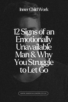 Emotionally unavailable men can leave you feeling confused, frustrated, and unfulfilled. Learn to spot the 12 key signs of emotional unavailability and understand why it's challenging to let go. Equip yourself with practical advice to heal, grow, and break free from these unhealthy relationship patterns. #relationships #relationshipadvice #anxiouslyattached #anxiouslyattachedhealing #healingjourney #redflags #emotionallyunavailable #emotionallyunavailablemen #emotionallyunavailablepartner Relationship Patterns