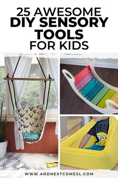 25 awesome diy sensory hacks for kids to use in their homes and gardens