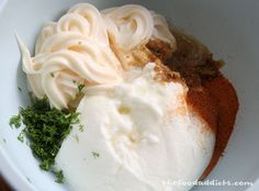 a bowl filled with different types of food