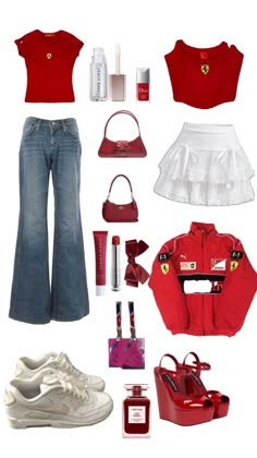 Statement Fashion Pieces, Girlfriend Aesthetic, F1 Ferrari, Class Outfit, Trendy Fits, Europe Outfits, Casual Preppy Outfits