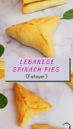 Lebanese spinach pies Lebanese Spinach, Spinach Pies, Lebanese Desserts, Spinach Pie, Portable Snacks