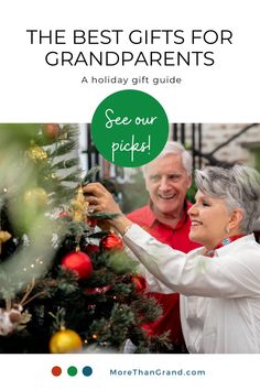 Looking for the best gifts for grandparents for Christmas or any other holiday? We’ve rounded up some special grandparent gifts to help you. We’ve got suggestions for new grandparents, grandmothers, and grandfathers. We’ve even got the best gifts for grandparents who live far away!