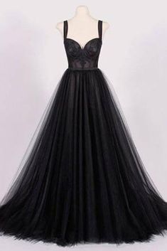 Prom Vibes, Affordable Evening Dresses, Prom Dress Black, Tulle Prom Dresses, Black Evening Dress, Evening Dress Long, Black Wedding Dress, Ellie Saab, Formal Occasion Dress