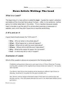 a page from the new article writing the load