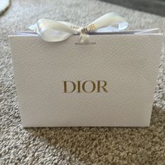 Brand New Dior Gift Bag. 7.5” X 6” X 3” Dior Party, Dior Gift, Welcome Letters, Welcome Gifts, Bridal Party Gifts, House Party, Party Gifts, Gift Wrap, Gift Bag