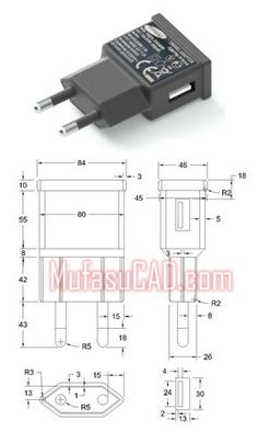 the drawing shows an electrical device and its components