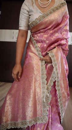 Kanjipuram Saree, Saree Wearing Styles, Indian Outfits Lehenga, Pearl Work, New Saree Blouse Designs, Latest Model Blouse Designs, Fashionable Saree Blouse Designs