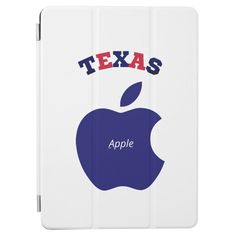 an ipad case with the texas apple on it