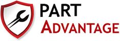 the logo for part advantage, which is also available on all platforms and in stores