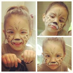 Cheetah face paint                                                                                                                                                                                 More Cheetah Cookies, Cheetah Face Paint, Cheetah Birthday Party, Cheetah Party, Cheetah Birthday, Leopard Makeup, Cheetah Face, Safari Theme Party