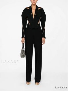 Chic Streetwear Coats by Brodi Casual Long Sleeve Pantsuit For Night Out, Evening Fitted Pantsuit With Pockets, Fitted Evening Pantsuit With Pockets, Casual Long Sleeve Pantsuit For Party, Casual Fall Pantsuit For Night Out, Casual Pantsuit For Fall Night Out, Fitted Long Sleeve Fall Pantsuit, Fitted Long Sleeve Pantsuit For Fall, Fitted Long Sleeve Winter Pantsuit