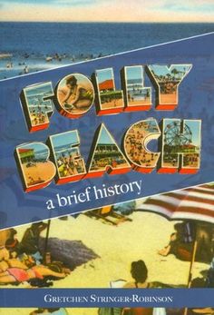 a book cover with pictures of people on the beach