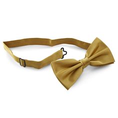 This is your super classy, gold-toned bow tie. The one that will never go out of style. The one you can wear when you want to look like pure gold. We've tied it for you, to perfection, so that you can spend more time looking good and less time feeling foolish in front of the mirror. Buy now, thank us later. Gold Bow Tie, Pre Tied Bow Tie, Golden Wedding, Welcome To The Family, Jewelry For Men, Linen Bag, Golden Color, Pure Gold, Accessories Jewelry