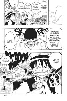 an image of the page from one piece of anime