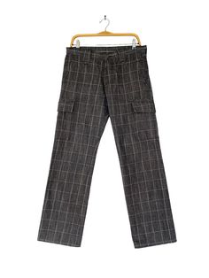 This Gender-Neutral Adult Pants item is sold by brixtonclothing. Ships from Malaysia. Listed on Apr 3, 2024 Japanese Cargo Pants, Japanese Pants, Black Checkered, Vintage Trousers, Jeans Distressed, Cargo Pant, Tartan Plaid, Cargo Pants, Tartan