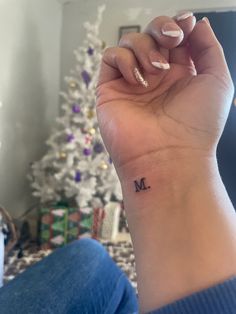 #tatuajeletram Cute M Tattoos, The Letter M Tattoo, M Tatooes, M M Tattoo, Small M Tattoo, Tattoo Letra M, M Tattoo Letter, Letter M Tattoo, Letter M Tattoos